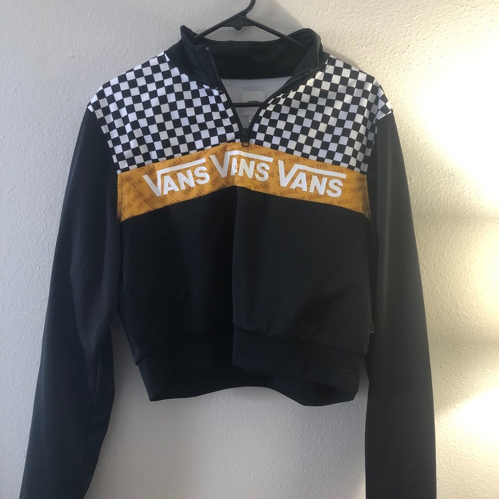 Vans Cropped 1/4 Zip Pullover